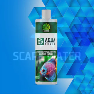 Aquapower Powerfert - Condicionador de água removedor de cloro e metais pesados para aquário doce e marinho