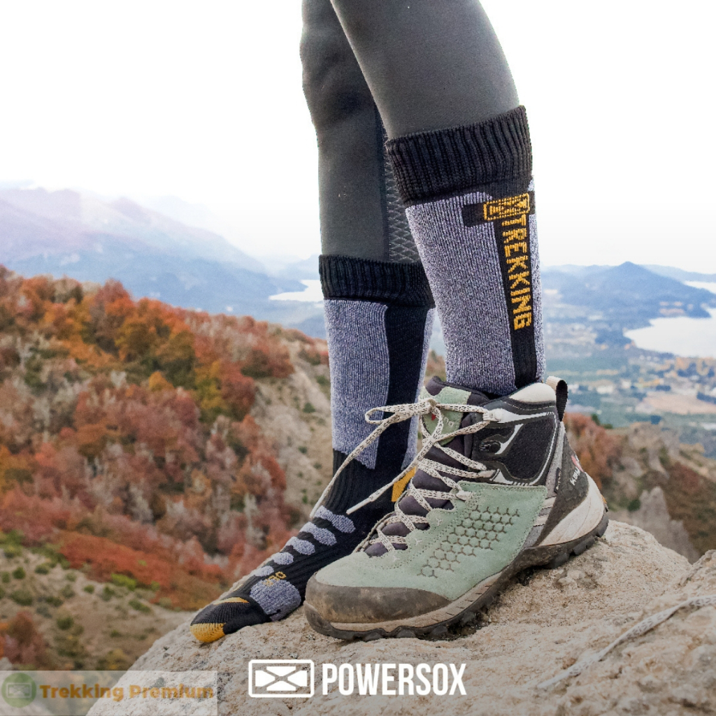 Meia para Trekking Montanhismo e Trilha PowerSox Premium - TE55A ...
