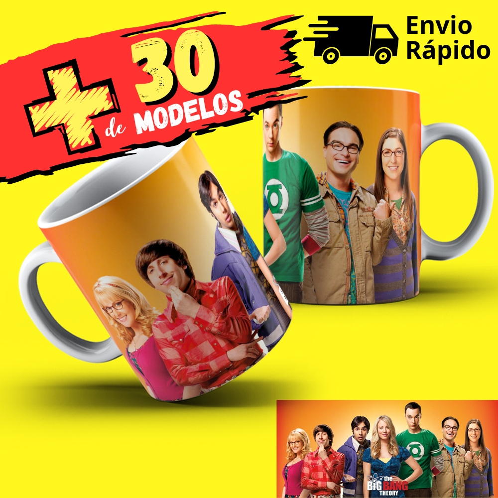Caneca The Big Bang Theory Sheldon Cooper, Penny, Howard, Leonard