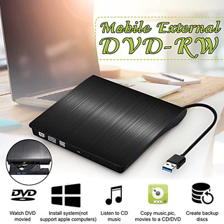 Drive Gravador Dvd Cd Externo Slim Usb 3.0 Portátil Pc Ultrabook