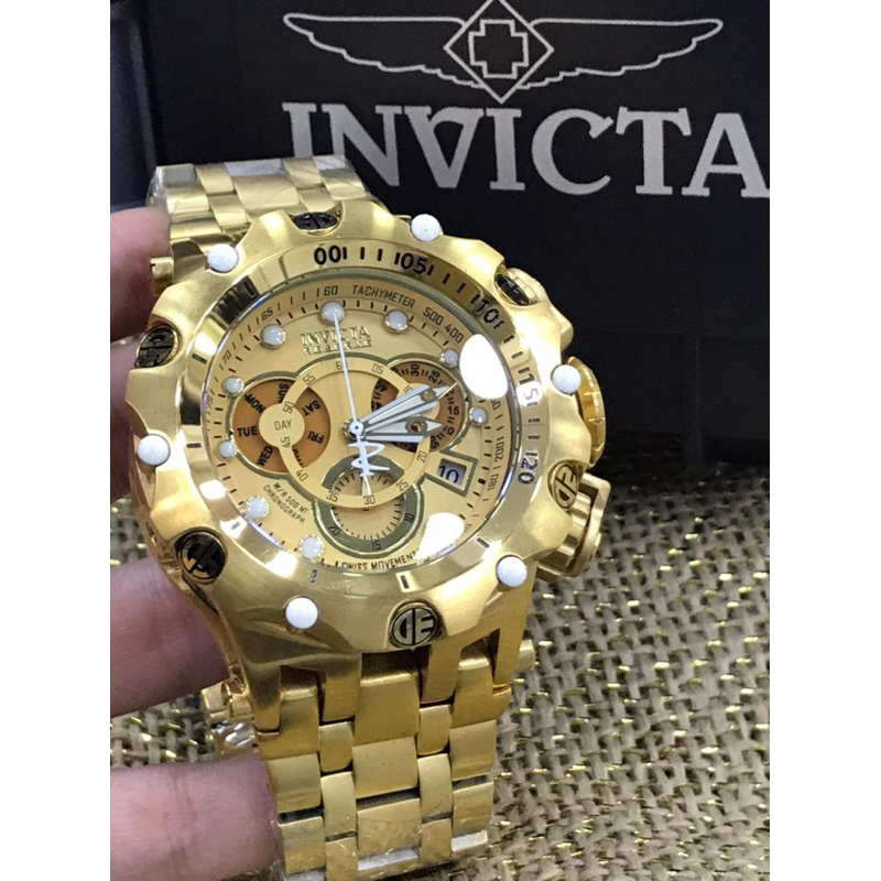 Relogio Invicta Venom Hybrid 27792 Gold 18k Banhado a Ouro Shopee Brasil