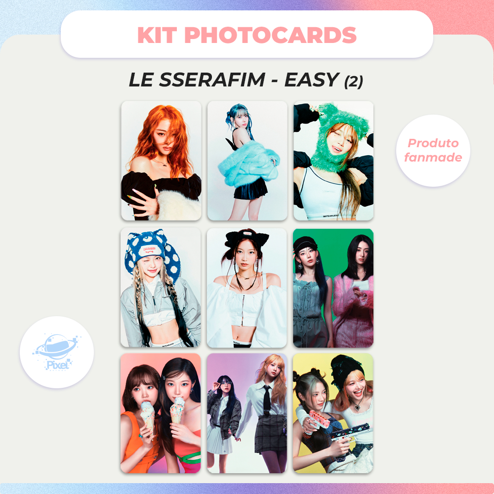 LE SSERAFIM | Photocards fanmade | KPOP/K-POP | Shopee Brasil