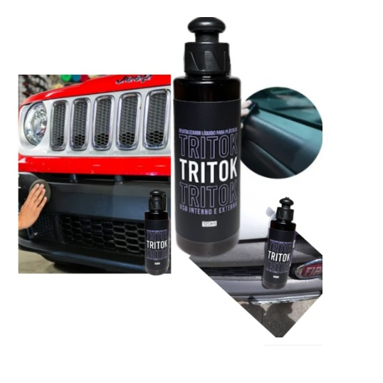 Revitalizador de Plásticos TRITOK 120 ML - Revitaliza Dentro e Fora - Aspecto Novo em Minutos