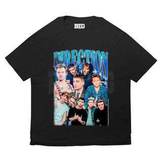 Camisa Básica Camiseta One Direction Grupo Banda Harry Zayn Louis Unissex Bootleg Oficial