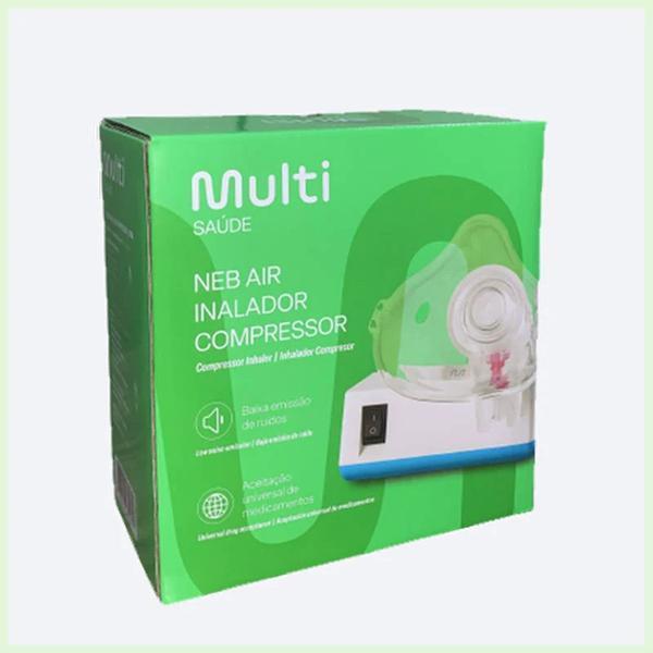 Neb air inalador compressor multi saúde
