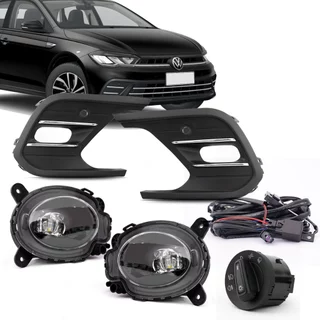 Kit Farol De Milha Novo Polo 2024 Comfortline Sense Tsi Mpi