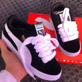 Cadarço branco puma sales suede