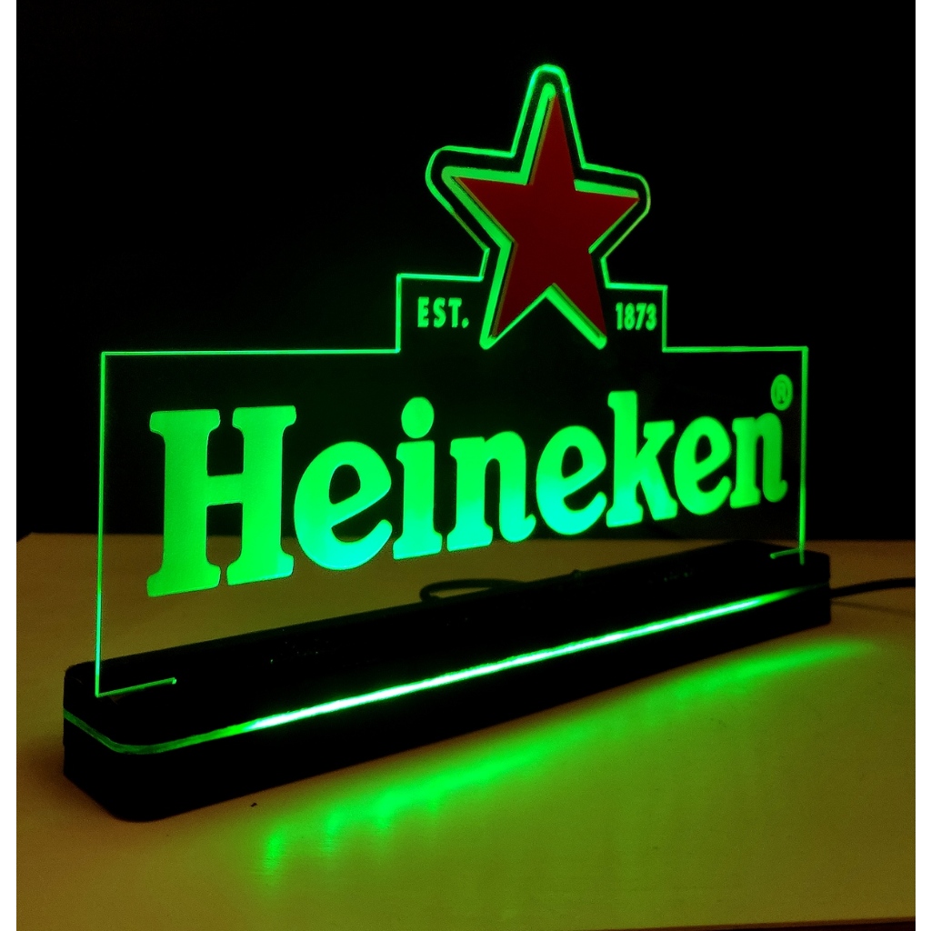 Luminária Bar Restaurante Cerveja Budweiser Heineken