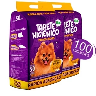 Tapete Higiênico Espaço De Bicho 100 unidades Envio Imediato Promoção