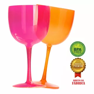 Kit 24 Taças Gin/Vodka 580ml Acrílica - Aloha