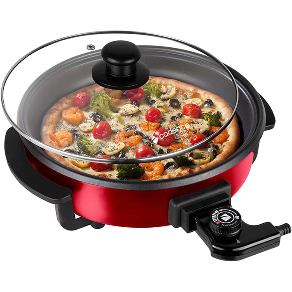 Grill Churrasqueira Elétrica Antiaderente Cadence Rouge 110v