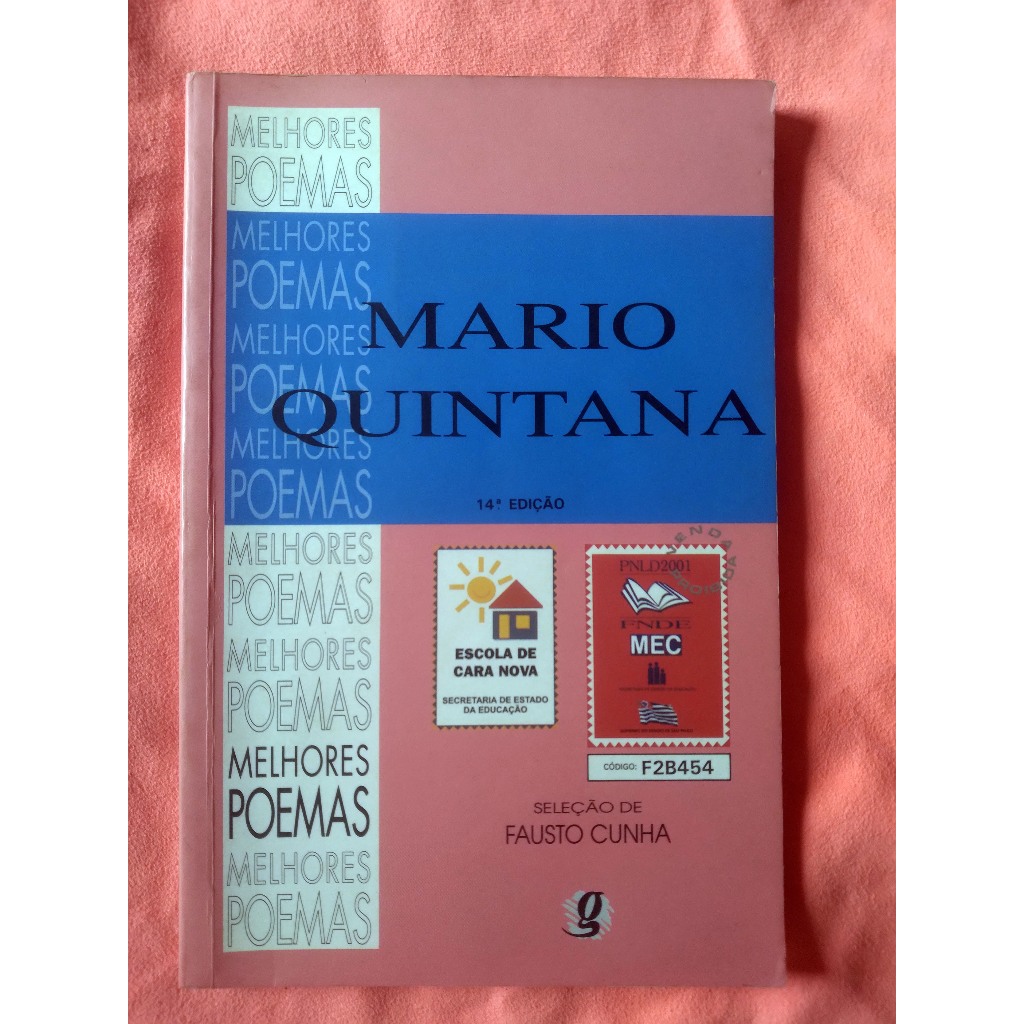 MELHORES POEMAS - MARIO QUINTANA | Shopee Brasil