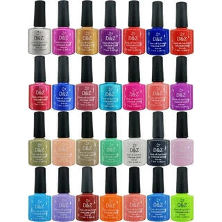 Kit Esmalte em Gel D&Z Bella Rosa Lirio Sioux Real Love Zem K&S Girl Fatale Unha Unhas Nail Art