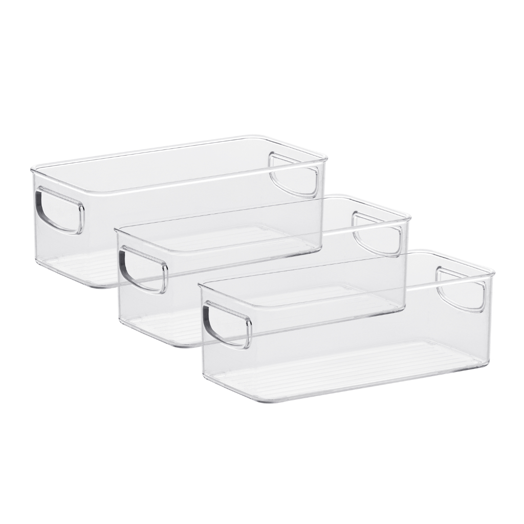 Organizador Dispensa/armário/cozinha Acrílico 23x11x8 cm - 3 Un