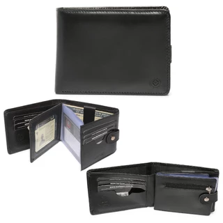 Carteira Masculina Grande Couro Legítimo Bovino Na Caixa ref. 560 Preto ⭐Ganhe um chaveiro⭐