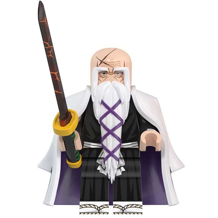 Bleach Yamamoto Genryūsai Shigekuni (12) Bonecos Minifigures