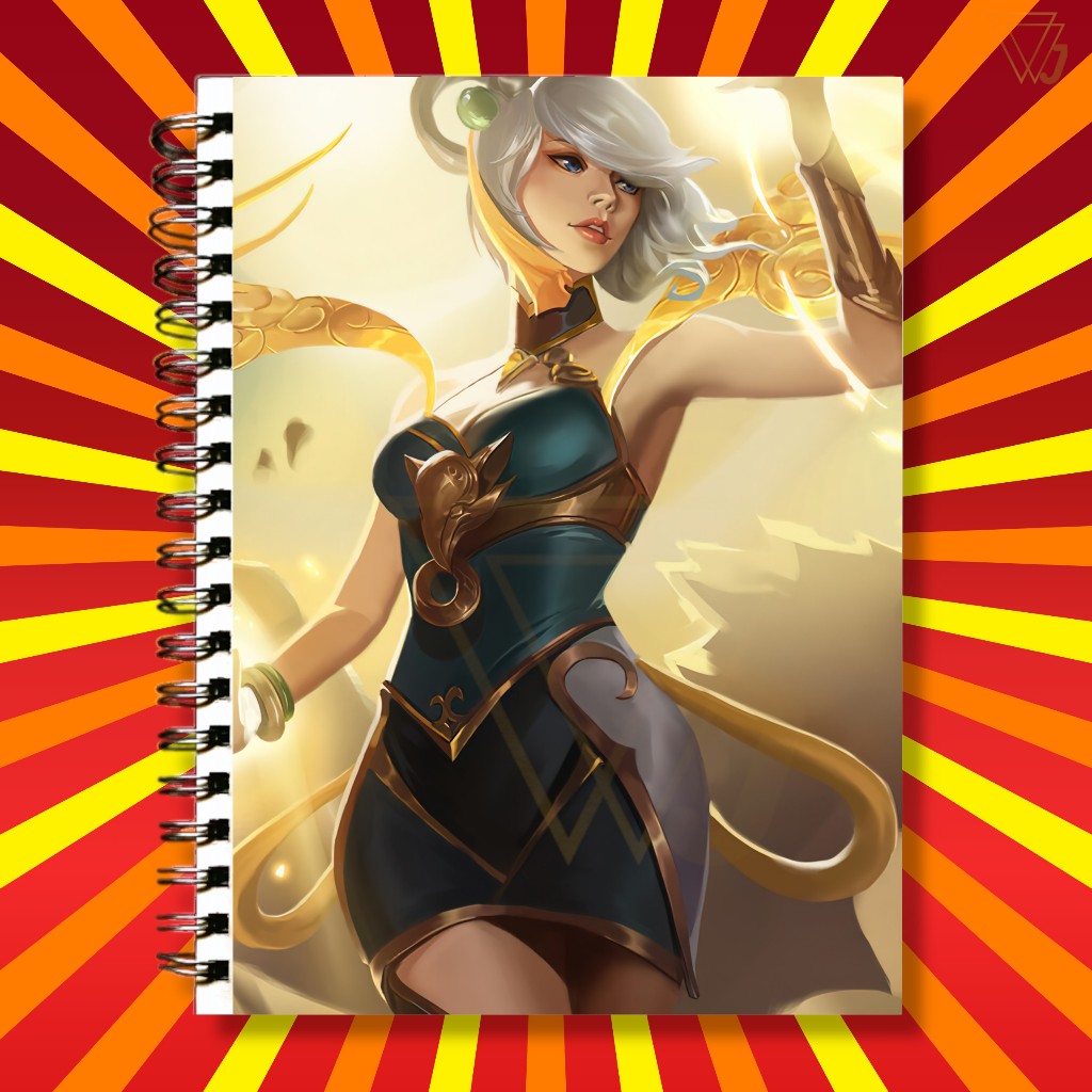 Adesivo Para Capa de Caderno Game League of Legends Lux LOL Excelente Qualidade