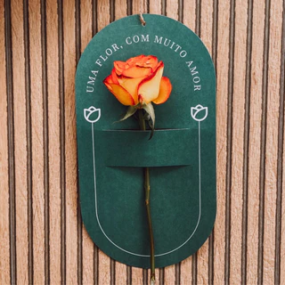 Embalagem Cartão para Flor e Botão de Rosa | Lembrancinha Dia da Mulher, Dia das Mães | Kit 10 uni. em Oferta na Shopee