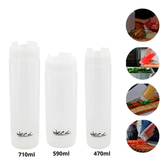 Bisnaga Invertida Profissional 470ml 590ml 710ml Para Molho Weck