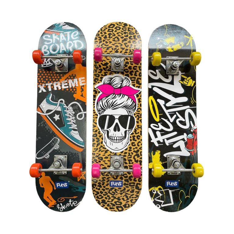 Skate Infantil Semi Profissional Menino Menina Até 50kg