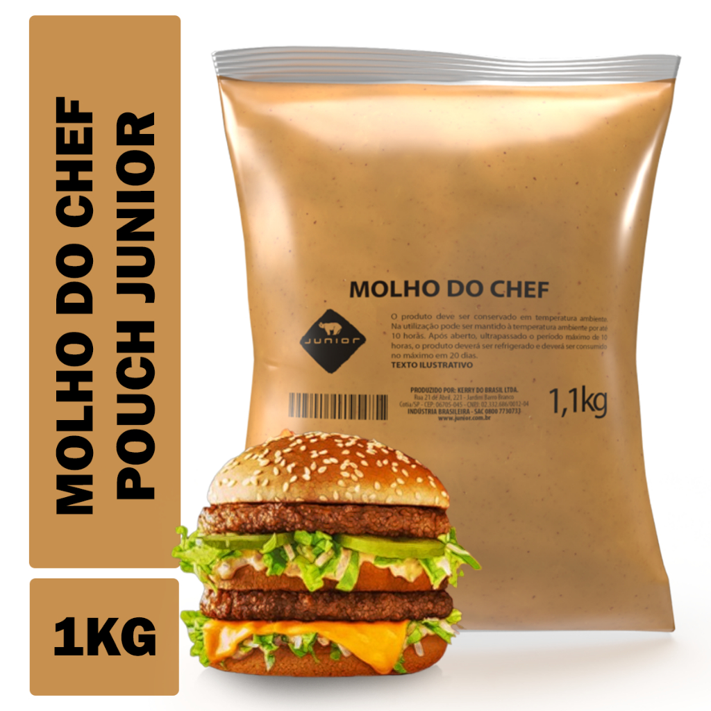 Molho Do Chef Junior Pouch - 1,1kg