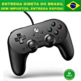 CONTROLE 8BitDo Pro 2 Wired XBOX SERIES X | S, XBOX ONE e WINDOWS 10/11 Produto Licenciado Original