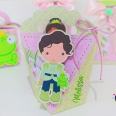Caixa Bolsinha Personalizada Festa A PRINCESA E O SAPO | Shopee Brasil