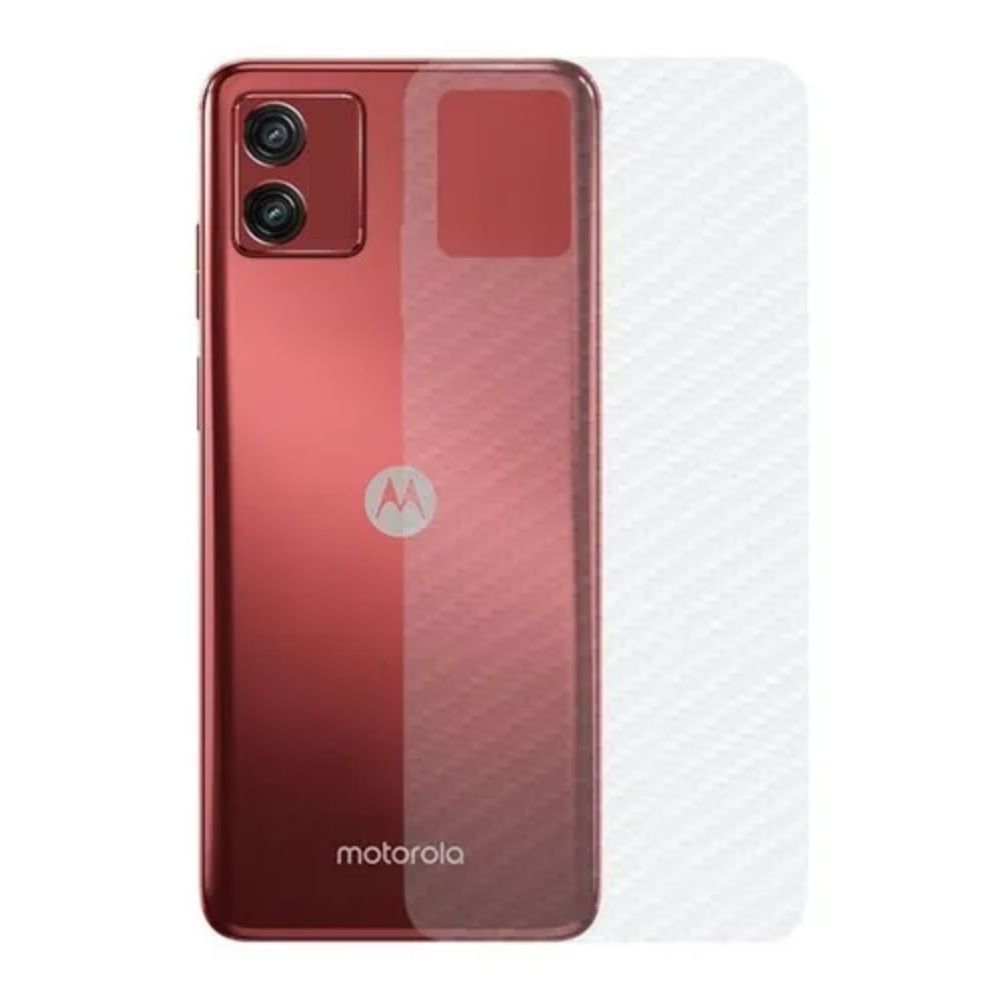 Película Skin Verso Fibra de Carbono para Motorola Moto G84