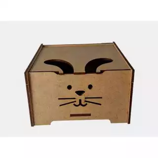 10 Caixas 10x10x5 Coelho Crú Páscoa Chocolate Lembrançinha MDF Madeira em Oferta na Shopee