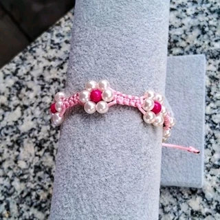 Pulseira infantil de pérola com 3 unidades
