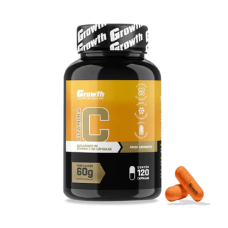 Vitamina C 120 Cápsulas - Growth Supplements