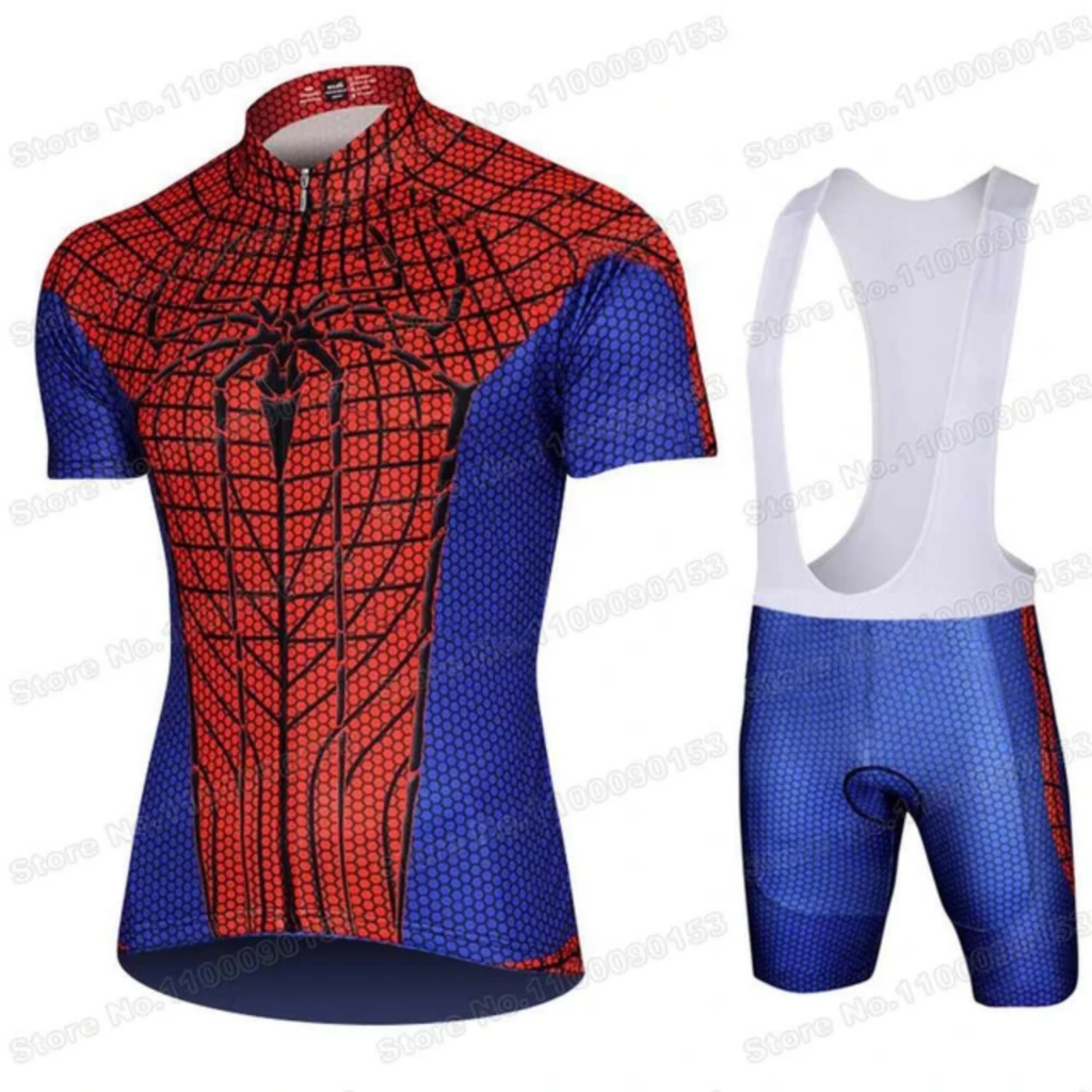 Cappello Ciclismo Spiderman Classic Team | Unisex Multicolor | Nuovo Senza Etichette