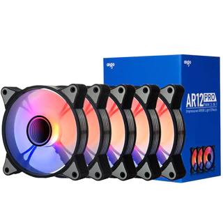 Cooler Fan Gamer Aigo Ar12 120mm Pro Conjunto C/5 Fans