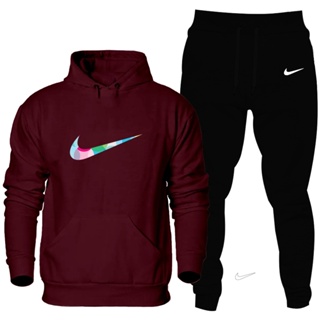 Conjunto em Moletom Masculino Blusa de Frio e Calça Adulto NK Lançamento 2024