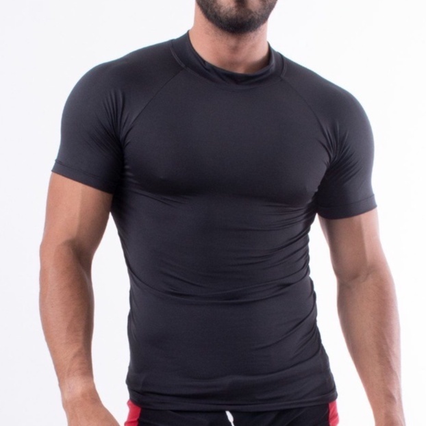 camisa térmica manga curta treino e esporte.