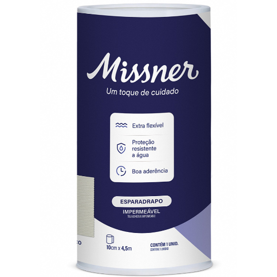 Esparadrapo Impermeável Branco - Missner