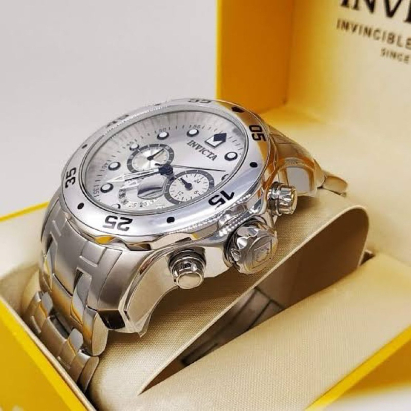 Relogio Invicta 0071 Pro Diver Scuba Prata Silver Shopee Brasil