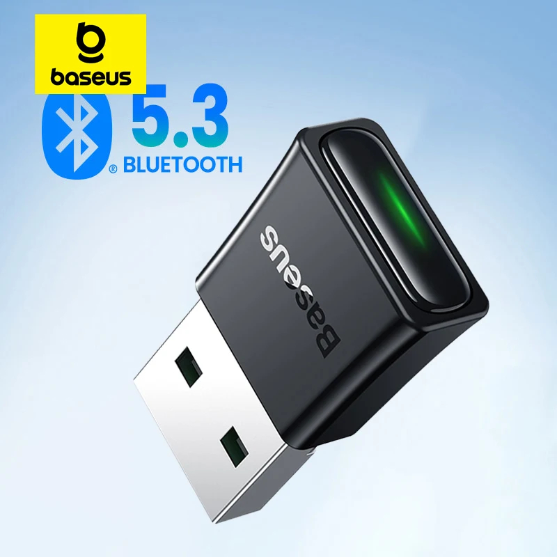 Bluetooth 5.3 Adaptador USB Baseus Para PC e Notebook Windows