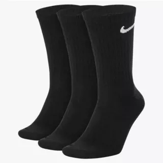 Kit Com 3 Meias Cano Alto 100% Algodão Masculino