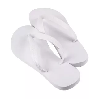 Chinelo branco para Sublimação - Masculino - tamanho 33/34