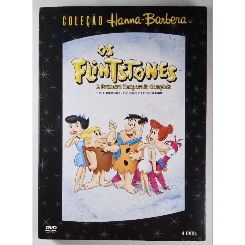 DVD Os Flintstones - Temporada 1 / 4 DVDs (original) | Shopee Brasil
