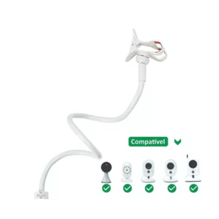 Suporte para prender câmera babá eletrônica Universal Compatível com Bay Monitor, TakTark, em Oferta na Shopee