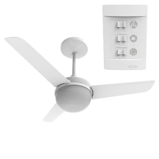 Ventilador de Teto Aliseu Alisclean com Controle de Parede