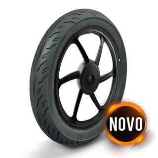 Pneu Traseiro Titan Fan Ybr Factor 90/90-18 Sem câmara Cinborg Style