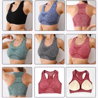 KIt 2 unidades Top Sportswear Sutiã Esportivo Tops de Fitness Roupa Interior das Mulheres de Alto