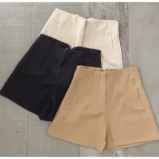 Short modelo Alfaiataria cintura Alta Feminino Elegante Versátil & Confortável