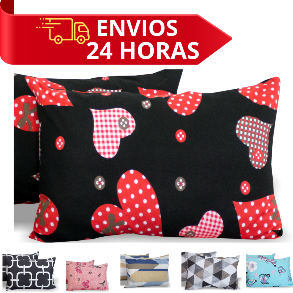 Kit 04 Fronhas Estampadas 50 x 70 Malha 100% Algodão Alta Qualidade Direto da Fabrica IMPERDIVÉL