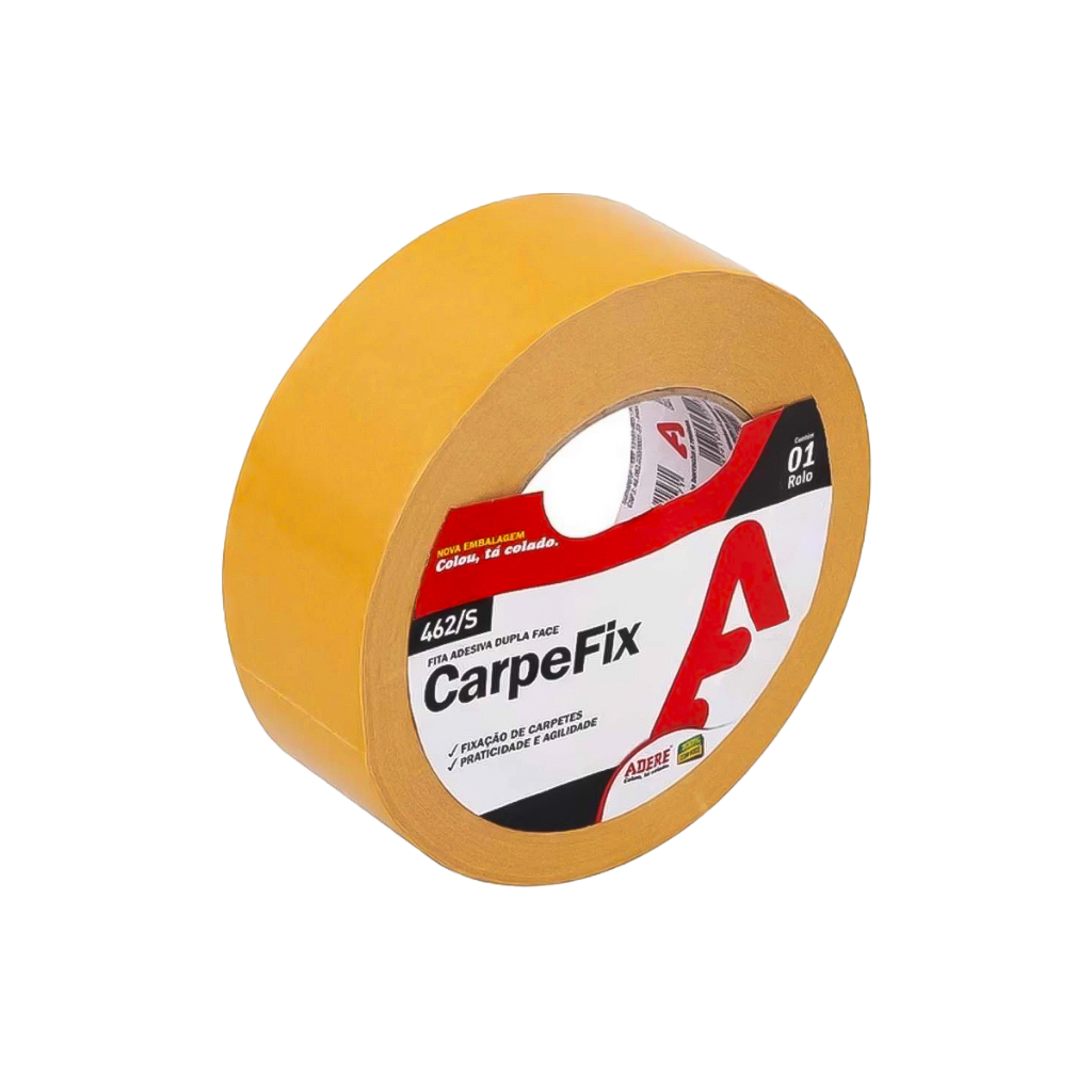 Fita Dupla Face Carpete Carpefix Para Carpete e Tecidos 38mm x 30m Adere