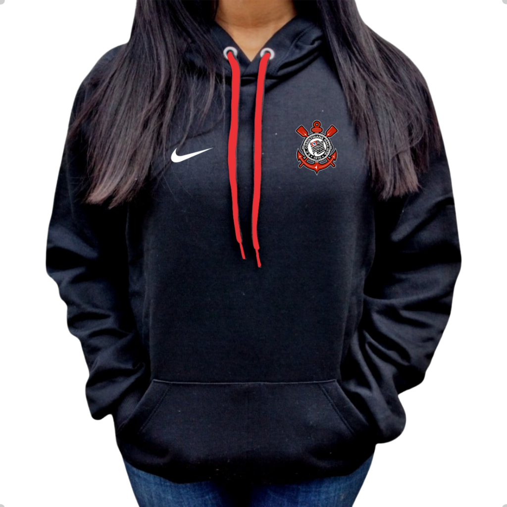 Moletom Feminino Corinthians Blusa De Frio Masculina Timão Lançamento ...