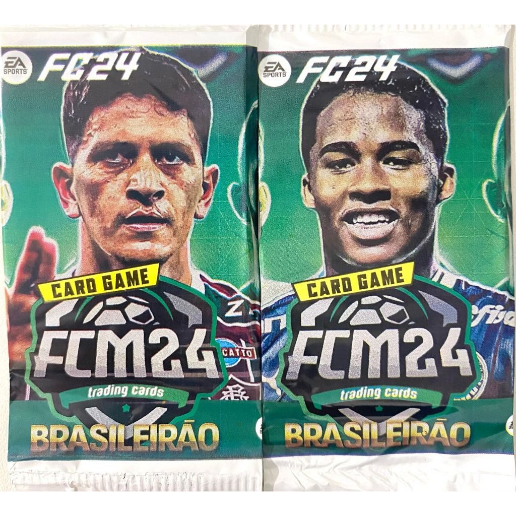 200 cards BRASILEIRÃO 2024/ FCM 2024 = 50 pacotes fechados | Shopee Brasil